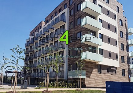 Pronájem bytu, Hlubočepy, Vítové, byt 1+kk, 37.7 m2, novostavba, balkon, nevybavený nábytkem, Rent4Ever.cz