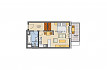 Pronájem bytu, Hlubočepy, Vítové, byt 1+kk, 37.7 m2, novostavba, balkon, nevybavený nábytkem, Rent4Ever.cz