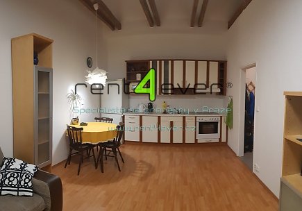 Pronájem bytu, Jinočany, Hlavní, byt 2+kk, 50 m2, cihla, vybavený nábytkem, Rent4Ever.cz