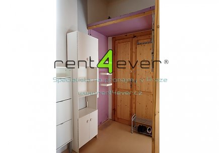 Pronájem bytu, Holešovice, Přístavní, byt 2+kk, 41 m2, cihla, komora, zahrada, částečně zařízený, Rent4Ever.cz