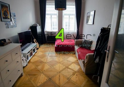 Pronájem bytu, Nové Město, Salmovská, byt 1+1, 35 m2, cihla, vybavený nábytkem, Rent4Ever.cz