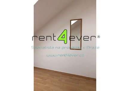 Pronájem bytu, Kobylisy, Vršní, mezonetový byt 3+kk, 50.3 m2, cihla, terasa, sklep, část. vybavený, Rent4Ever.cz
