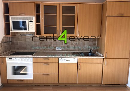 Pronájem bytu, Kobylisy, Vršní, mezonetový byt 3+kk, 50.3 m2, cihla, terasa, sklep, část. vybavený, Rent4Ever.cz
