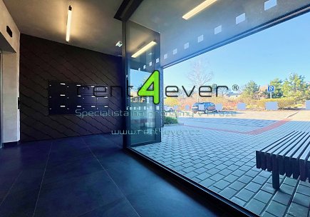 Pronájem bytu, Řepy, U boroviček, byt 1+kk, 38.30m2, novostavba, balkon, sklep, parkování, Rent4Ever.cz