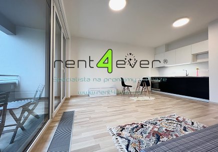 Pronájem bytu, Libuš, Na domovině, luxusní byt 1+kk, 33.6 m2, lodžie, vybavený nábytkem, Rent4Ever.cz