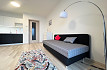 Pronájem bytu, Libuš, Na domovině, luxusní byt 1+kk, 33.6 m2, lodžie, vybavený nábytkem, Rent4Ever.cz