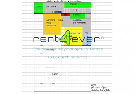 Pronájem bytu, Slapy, pronájem 1/2 domu, jedná se o 2 bytové jednotky 40 m2 a 70 m2, vybavené, Rent4Ever.cz