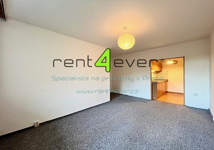 Pronájem bytu, Chodov, Brandlova, byt 2+kk, 42 m2, lodžie, komora, částečně vybavený nábytkem, Rent4Ever.cz